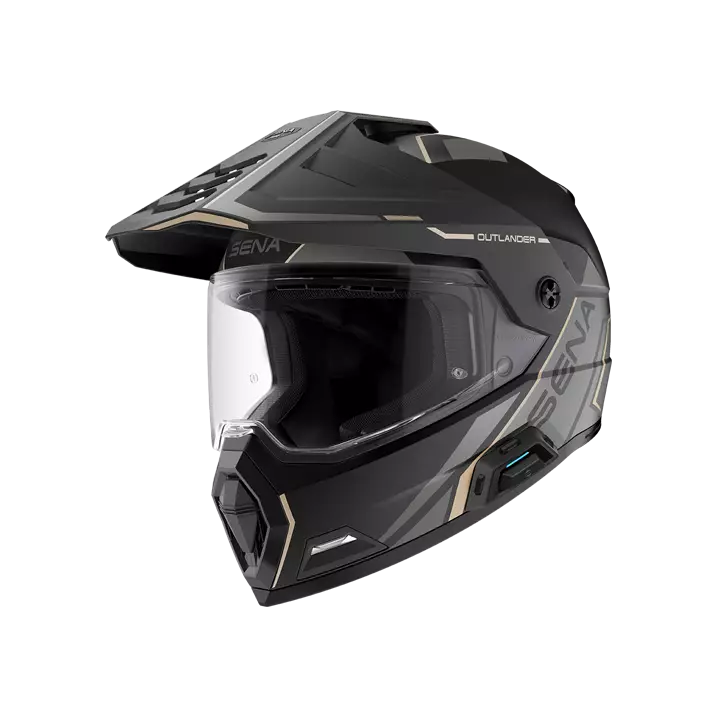 Sena Hjälm Outlander Mattsvart - Skoterhjälmar - D529174 - 1