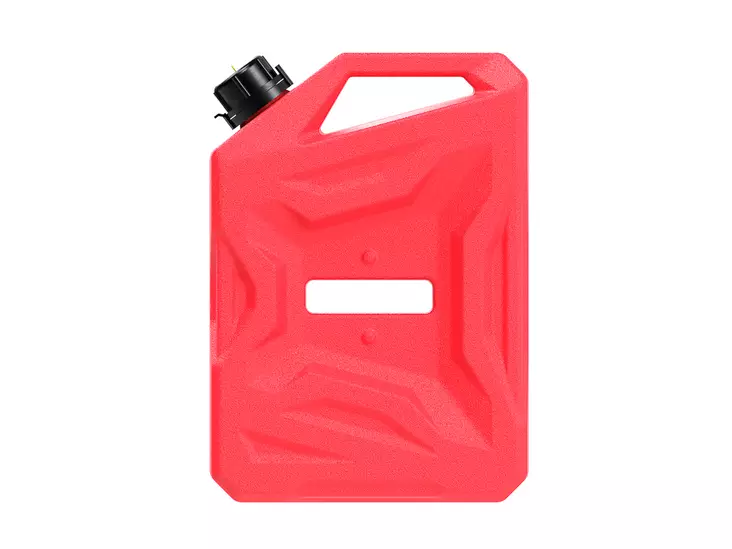 TESSERACT Bränsledunk 5L Röd Universal - Dunkar & Tillbehör - D91014 - 1