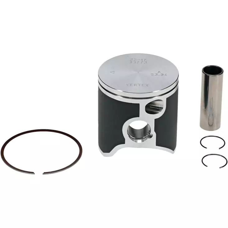 Vertex Piston kit KTM SX125 01-.. TC125 14-.. MC125 21-.. 1-Ring 53.96mm - Kolvar - D457884 - 1