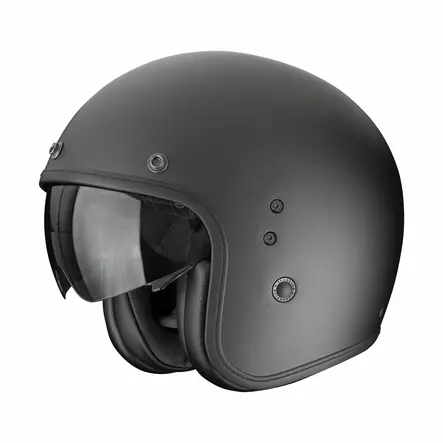SCORPION Helmet BELFAST EVO Matt Pearl Black - Skoterhjälmar - D514985 - 1