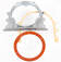 Orbitrade bakre gavel - Motordelar Inombordare - D75395 - 1