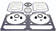 Orbitrade sotningssats MD11C MD11D - Motordelar Inombordare - D75605 - 1