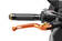 Puig Foldable Brake Lever 16'C/Orange Selector C/Gold - Broms- & Kopplingshandtag - D180705 - 1