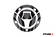 Puig Fuel Cap Cover Mod. Radikal Suzuki C/Grey - Dekaler - D186595 - 1