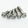 Scar 2 x Titanium HEX HEAD FLANGE BOLT M8 x 15 - titanium Gr5-Ti - Bultar & Bultserier - D461015 - 1