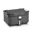 Givi Trekker Outback EVO Black alum. case, 58 ltr, sold without lock, Monokey - Hårda väskor - D484415 - 1