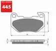 GOLDFREN Bromsbelägg 445 Ceramic Carbon S3 - Bromsbelägg - D510815 - 1