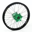 Haan Wheels Rear KX+F 03-.. 19-2,15 Black Rim - Green Hub - Kompletta hjul - D508995 - 1