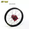 Haan wheel SX&SXF 23- 19-2,15 REDHUB/BLACK RIM+BLACK SPOKES AND NIPPLES - Kompletta hjul - D504445 - 1