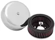 K&N H/D Keihin/S&S Carb 76 & Up: 5-1/4"D 2"H - Luftfilter - D521205 - 1