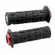 ODI (Single-Clamp) GRIPS ROGUE ATV/PWC - V2.1 L/O 125mm ¾ Flg Black w/Red Clamps - Handtag - D490385 - 1