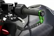 Puig Protector Clutch Lever Raw C/Green - Handskydd - D491235 - 1