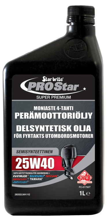 4-taktsolja 25W40 synt. 1 L - Motorolja - D151575 - 1