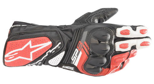 Alpinestars Handske SP-8 v3 Svart/Vit/Röd - Handskar Onroad - D355875 - 1