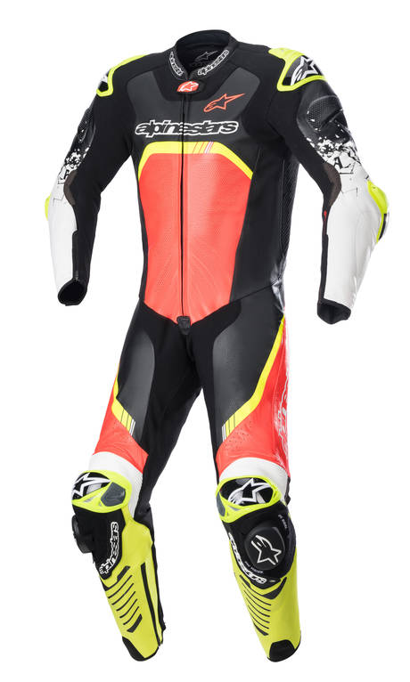Alpinestars Skinnställ GP TECH v4 Tech Air Svart/Röd/Gul - Skinnställ - D396885 - 1