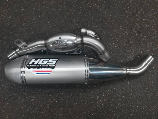 HGS Avgassystem 4T komplett set new design EXC-F450/500 + FE450/501 17-19 - Komplett avgassystem - D352085 - 1
