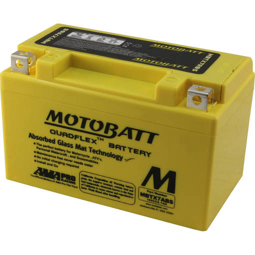 Motobatt batteri, MBTX7ABS - Batteri & Laddning - D445915 - 1