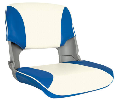 OS SKIPPER SEAT FOLDING UPHOLSTERED BLUE/WHITE - Bord & Stolar - D130685 - 1