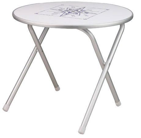 Osculati alum.fold.table 60 round - Bord & Stolar - D80565 - 1