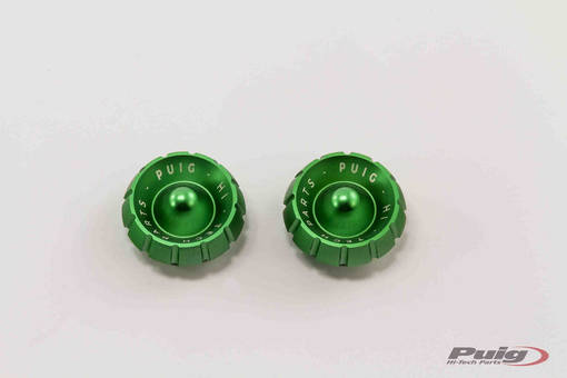 Puig Can End Bar Mod. Thruster Universal C/Green - Styrtillbehör - D186295 - 1