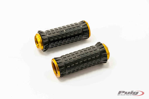 Puig Footpegs R-Fighter S Piloto Rig/Left C/Gold - Fotpinnar - D185885 - 1