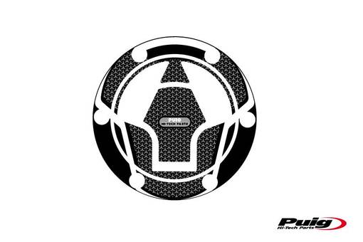 Puig Fuel Cap Cover Mod. Naked Kawasaki C/Grey - Dekaler - D185175 - 1