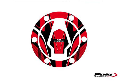 Puig Fuel Cap Cover Mod. Radical Bmw C/Red - Dekaler - D185745 - 1