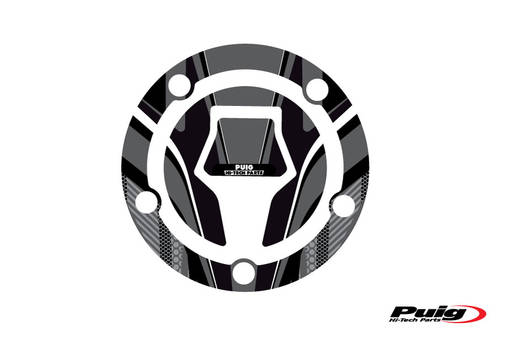 Puig Fuel Cap Cover Mod. Radikal Suzuki C/Grey - Dekaler - D186595 - 1