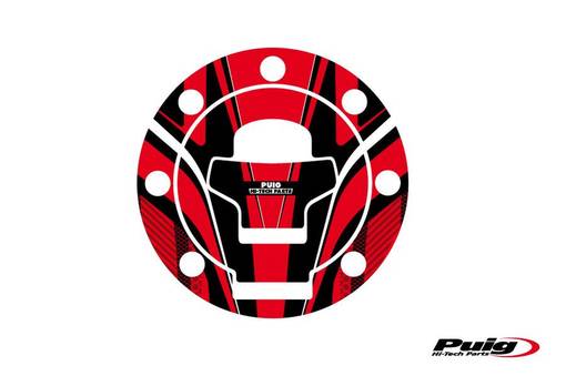 Puig Fuel Cap Cover Radical Suzuki C/Red - Dekaler - D183285 - 1
