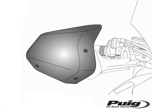 Puig Hand Guards Ext. Bmw R1200Gs/S1000Xr/F850Gs/750 - Handskydd - D342495 - 1