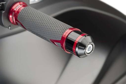 Puig Short Bar End W/Rings Yamaha Mt-07 Tracer C/Black - Styrtillbehör - D185925 - 1