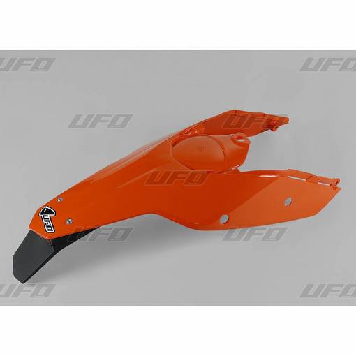 UFO Bakskärm Enduro m lampa KTM SX/SXF 07-10 Orange 127 - Stänk- & kedjeskydd - D32315 - 1