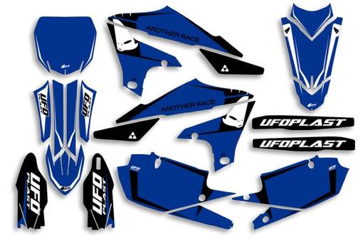 UFO Dekalsats YZ250F 19-23 YZ450F 18-22 Tecna Blå - Dekaler - D432155 - 1