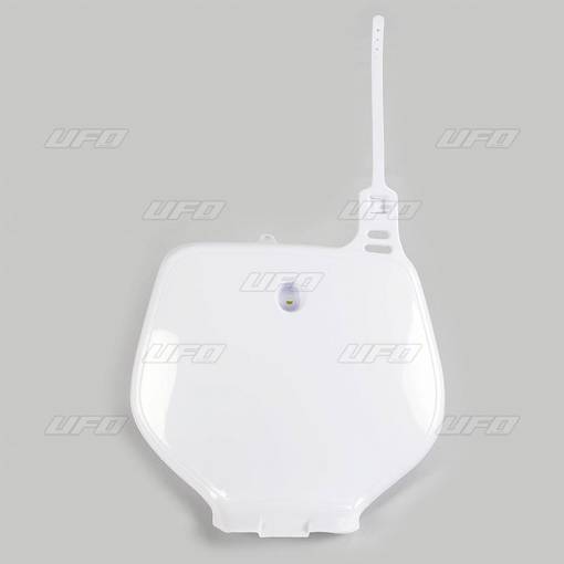 UFO Nummerplåt YZ/YZF125-400 92-99 Vit 046 - Nummerplåtar - D32185 - 1