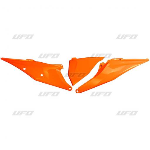 UFO Sidopanel + luftfilterlock v KTM125-525 SX/SXF 19-22 EXC/EXC-F 20-23 Orange - Sidopanel - D259765 - 1