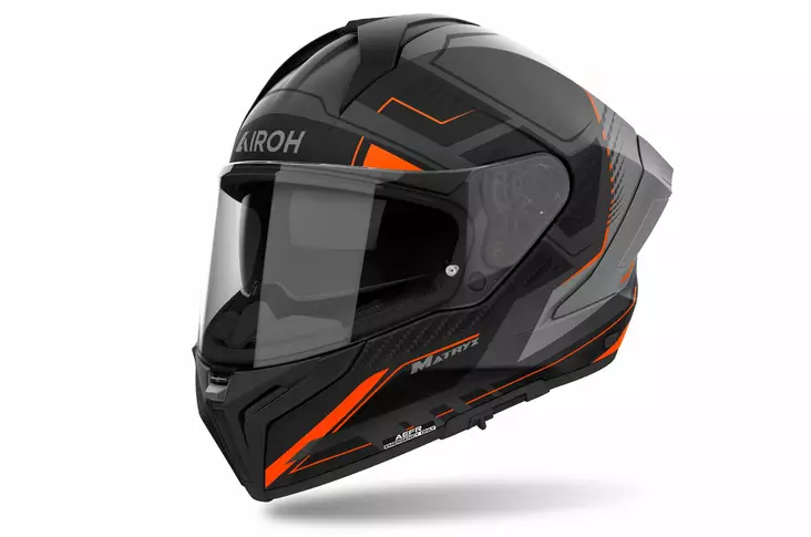 Airoh Hjälm Matryx Rocket Orange Matt - Skoterhjälmar - D487075 - 1