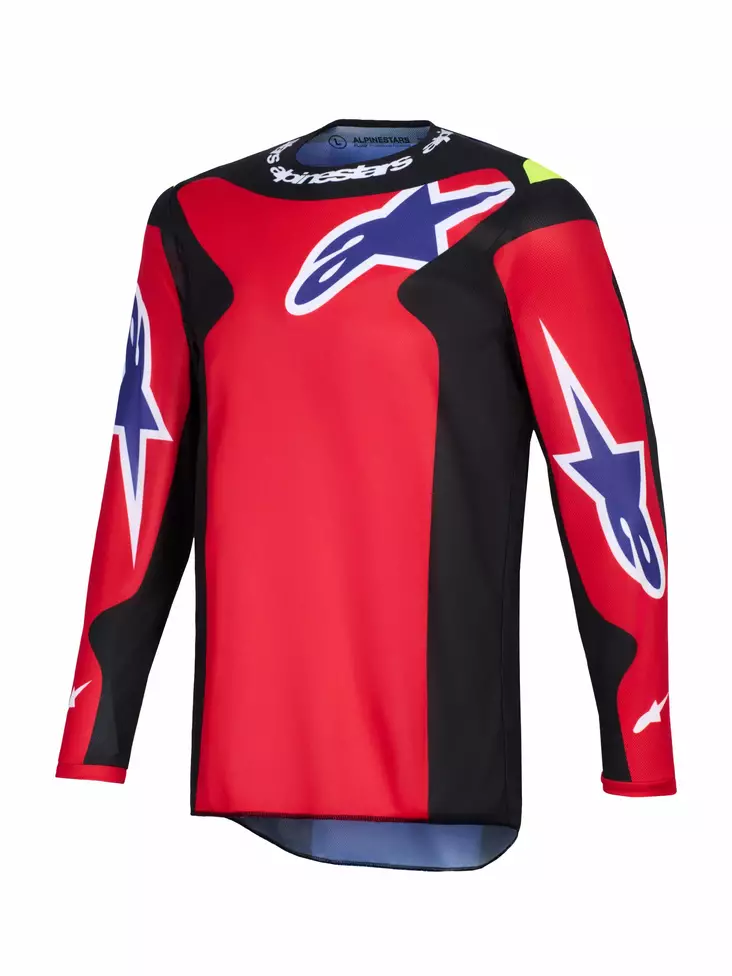 Alpinestars Tröja Fluid Grid Röd/Svart/Lila - Tröjor Offroad - D493055 - 1