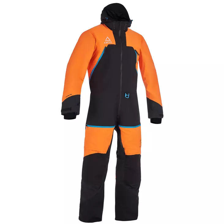 AMOQ Eclipse V3 Overall Orange/Svart/Turkos - Skoteroveraller - D500385 - 1
