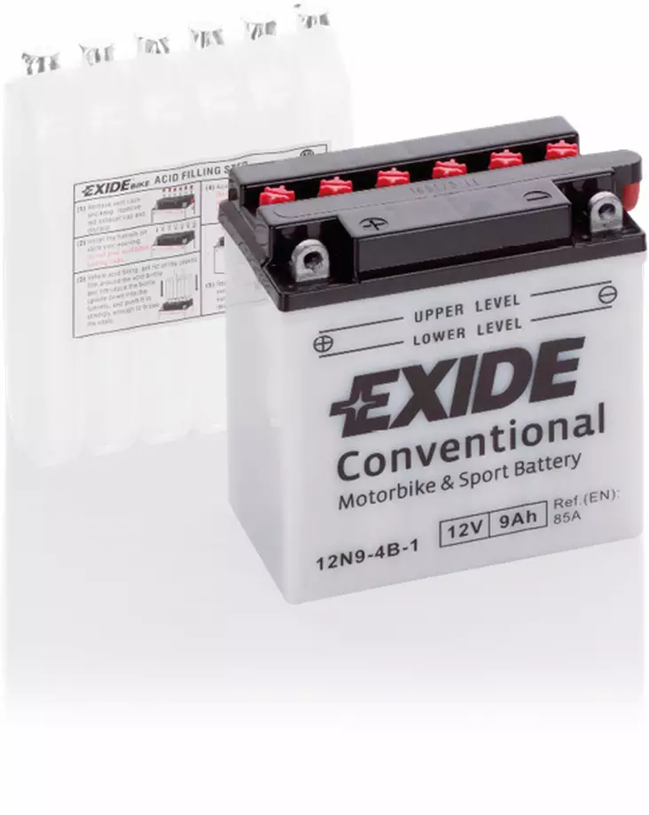 Exide batteri 12N9-4B-1 - Batteri & Laddning - D528805 - 1