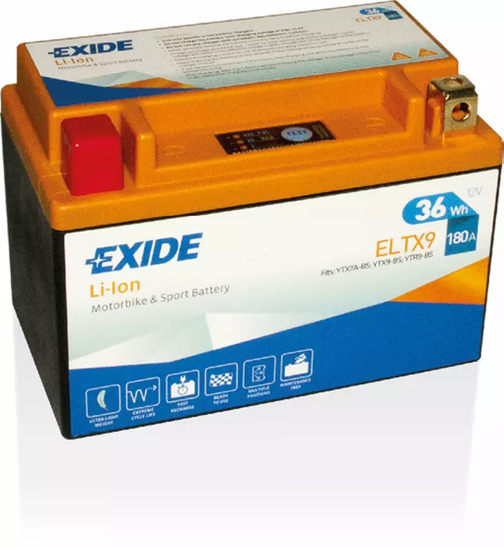 Exide batteri Li-Ion ELTX9 - Batteri & Laddning - D528735 - 1