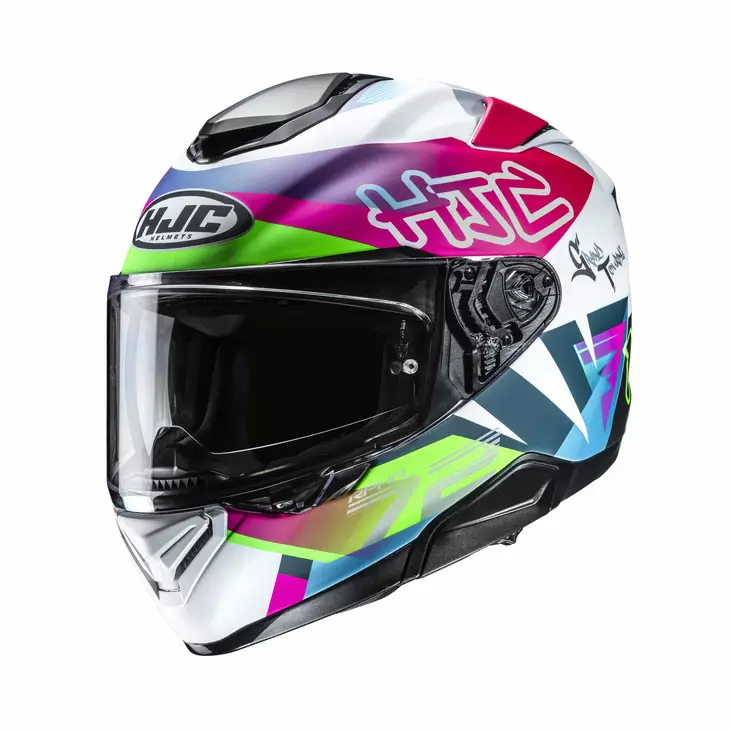 HJC Helmet RPHA 72 Goldy Grön/Vit/Rosa MC84SF - Skoterhjälmar - D508705 - 1