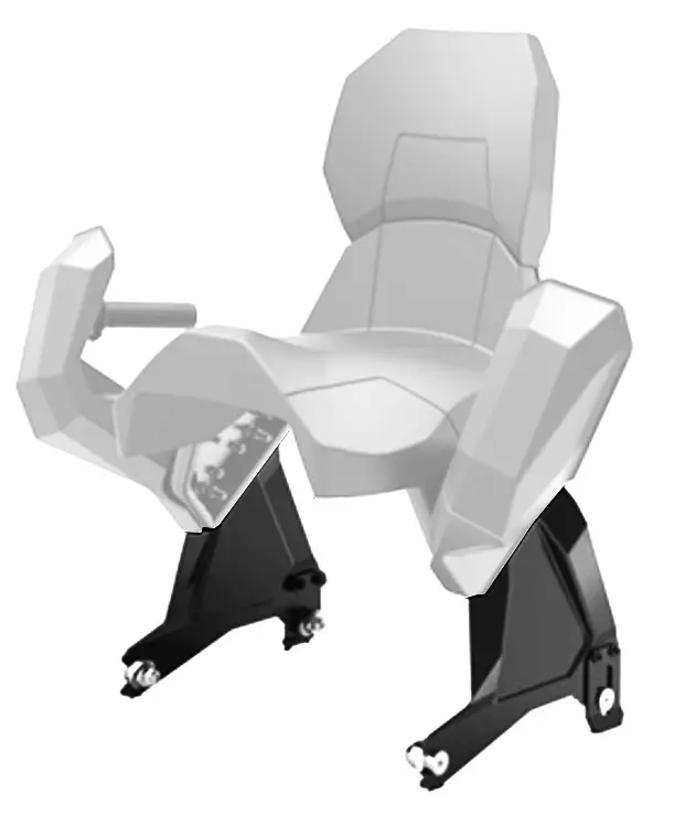 Kimpex Seat Jack LT/DX Fastsätting, Polaris - Dynor & Överdrag - D503855 - 1
