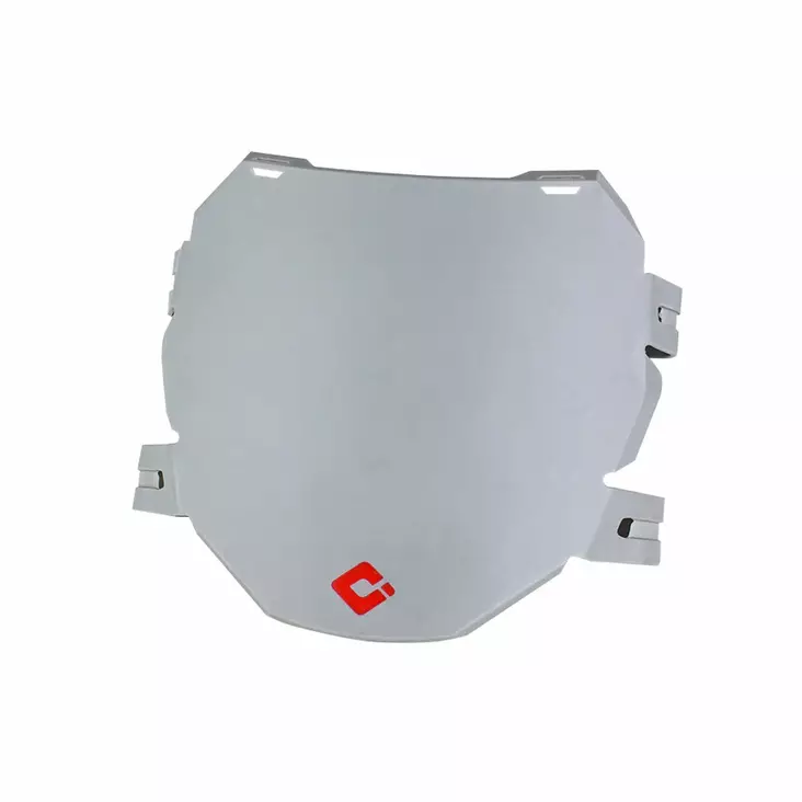 ODI DH E-MTB Number Plate for use with Triple-Crown Forks - Graphite - Handtag - D490535 - 1