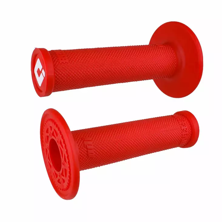 ODI Glue-On Grip No-Waffle MX Single-Ply (Ruffian) Red - Handtag - D490215 - 1