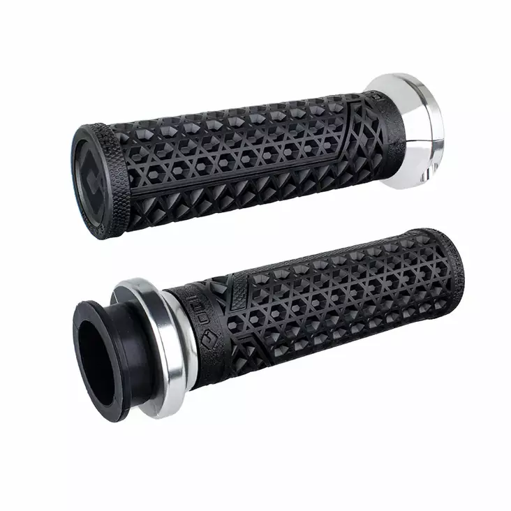 ODI Street Grips V-TWIN Lock-On VANS Signature-Indian TBW BLACK/Silver - Handtag - D490505 - 1