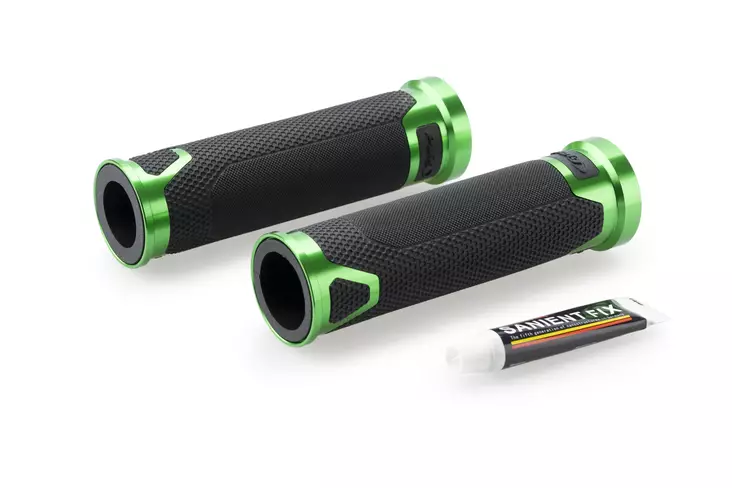 Puig Grips By Pair Puig Hi-Tech Revving 123Mm C/Green - Handtag - D520305 - 1