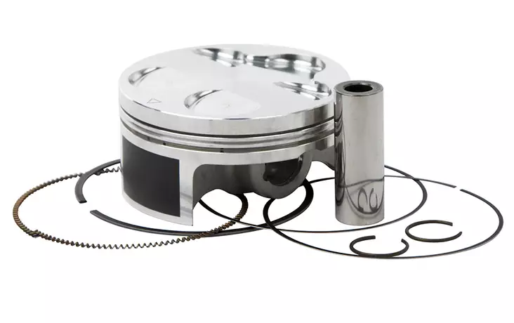 Vertex Piston kit YA YZ250F Compr 13.5:1 - 2 RINGS 2001-07 76.96mm - Kolvar - D457795 - 1