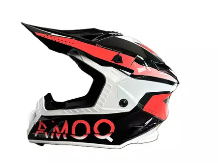 AMOQ Friction Mips Hjälm Svart/Röd - Skoterhjälmar - D497526 - 1