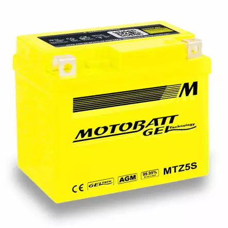 Motobatt MTZ5S batteri - Batteri & Laddning - D505296 - 1
