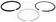 Orbitrade kolvringssats 1 kolv - Motordelar Inombordare - D75416 - 1
